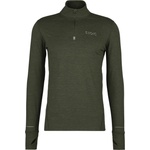 Stoic Мъжка спортна тениска Stoic HelsingborgSt. Performance Longsleeve with Zip Running shirt - Dark Pine Melange - размер XXL (216-0297-0315)