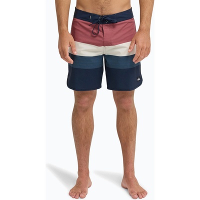 Quiksilver Мъжки бански шорти Quiksilver Surfsilk Scallop 18 dark navy tijuana