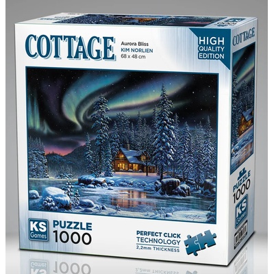 KS Games - Puzzle Aurora Bliss - 1 000 piese