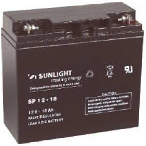 Sunlight Акумулаторна батерия Sunlight SP 12-18, VRLA, 12V, 18Ah, F2 конектори