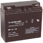 Sunlight Акумулаторна батерия Sunlight SP 12-18, VRLA, 12V, 18Ah, F2 конектори