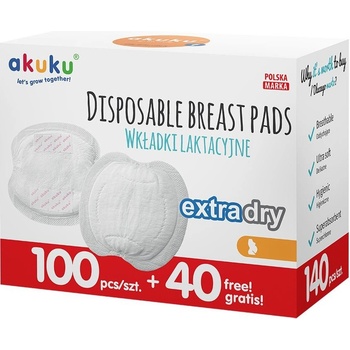 AKUKU Laktační ultrasavé prsní vložky 30 ks