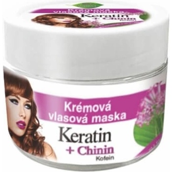 BC Bione Cosmetics Keratin & Chinin krémová vlasová maska 260 ml