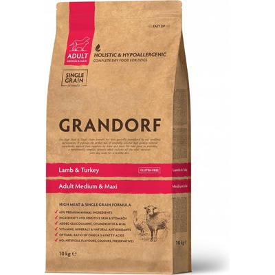 Grandorf hypoalergenní jehněčí 10 kg
