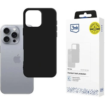 3mk Protection 3mk Matt Case за iPhone 16 Pro - черен (5903108579582)
