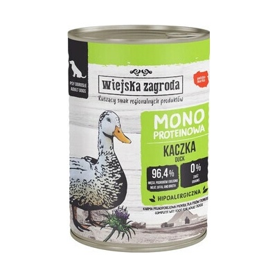 Wiejska Zagroda Monoproteínové s kačicou 400 g