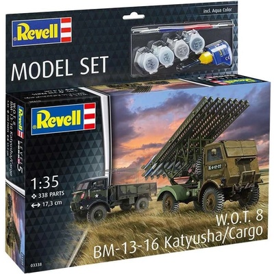 REVELL ModelSet military 63338 W.O.T. 8 BM1316 Katyusha/Cargo 1:35
