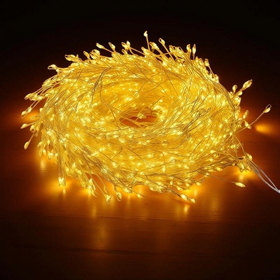 Светещи висулки 600 Micro LED 5м. , топло бяло с 8 режимана светене К12