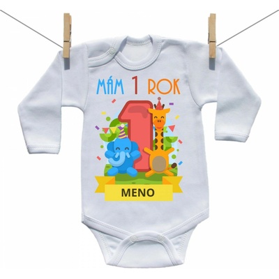 Boodyy Body s dlhým rukávom Mám 1 rok