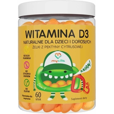 MyVita Vitamín D3 60 žuvačiek