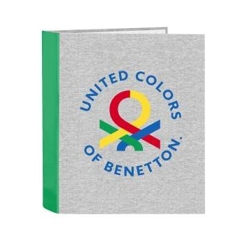 Benetton Папка с пръстени Benetton Pop Сив A4 (27 x 33 x 6 cm)