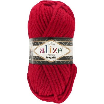 Alize Superlana Megafil 56 krvavo červená
