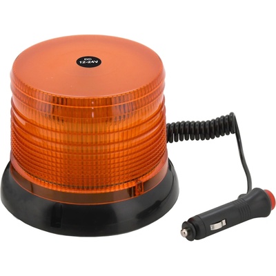 Maják oranžový 40LED 12/24V s magnetem COMPASS