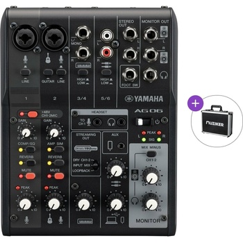 Yamaha AG06 MK2 BK Basic SET Смесителен пулт (AG06MK2B-BASIC-SET)