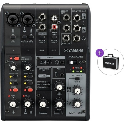 Yamaha AG06 MK2 BK Basic SET Смесителен пулт (AG06MK2B-BASIC-SET)