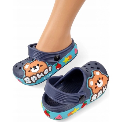 L-A-L-U-N-A dětské pantofle z pěny modré