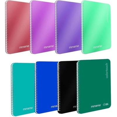 Mitama Spirálový sešit i Note 18 5x24 čtverečkovaný fialová