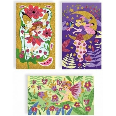 Janod - Творчески комплект - Блестящи феи (J07806)