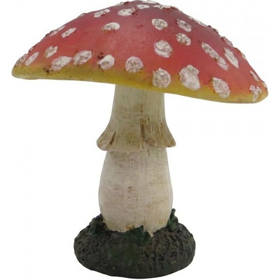 Dekorace figurka houba muchomůrka - Ø 9*12 cm - Clayre & Eef