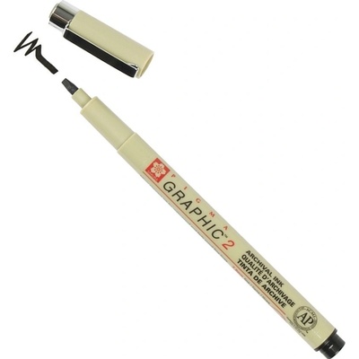 Sakura Fix Pigma Graphic s plochým hrotem 2 (2mm)