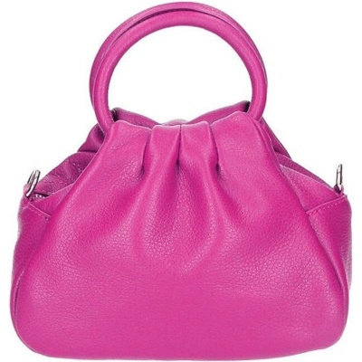 Mondo Italia kožená kabelka 538 fuchsia