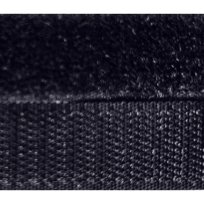 KORTEXIN suchý zip 38mm-mech černý Množství: celé balení - 25m