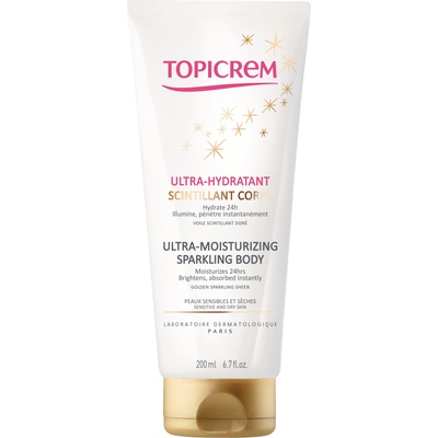Topicrem Ultra-Moisturizing Хидратираща емулсия за тяло Sparkling, 200 ml