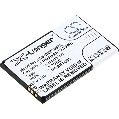 Cameron Sino Li-Ion батерия (3.7V / 1000mAh, съвместима с Doro RCBNTC05) BLACK CS-DEP368SL (CS-DEP368SL)