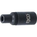 BGS technic Адаптор вложка 1/4" за метчик 3.4 мм, с магнит; bgs technic 72101