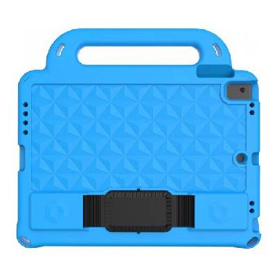 Устойчив кейс от пяна за деца с място за Apple Pencil за iPad 9, 7" (2017/2018) / Air 1 / 2 / Pro 9, 7" - син (69795)