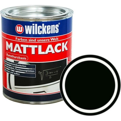 Wilckens tabuľová Mattlack 0,75 l čierna