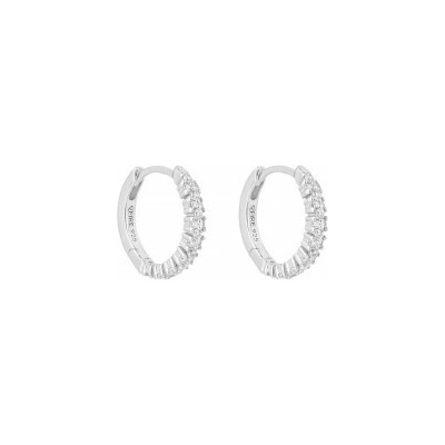 Diamonfire strieborné náušnice E6200