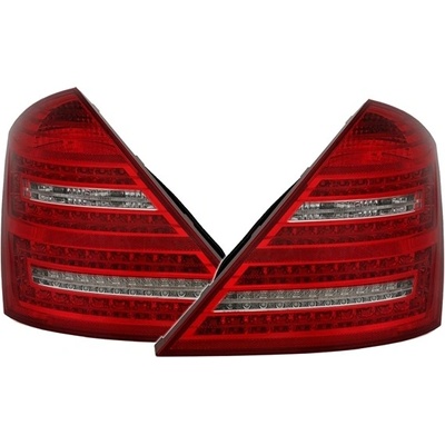 Angeleyes Mercedes S W221 zadné LED svetlá, červeno - číre, 05-3/09 dynamické smerovky