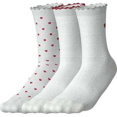 Esmara dámské ponožky 3 páry bílá – Zboží Dáma