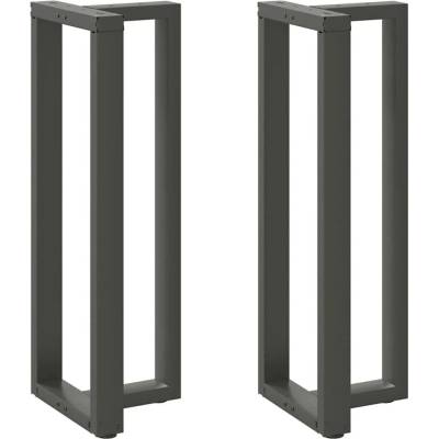 Omaxi 317629 Nohy barového stolu ve tvaru T 2 ks antracitové 50 x 35 x 110 111 cm ocel