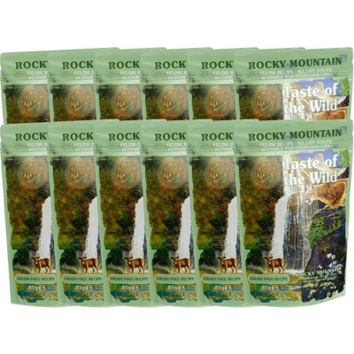 12 x TOW Rocky Mountain pouches cat 85 g