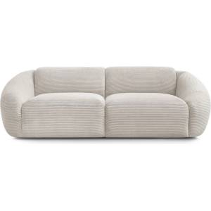 Bobochic Бежов диван от рипсено кадифе 250 cm Tina - Bobochic Paris (WT-FORL-3----W_1 P929)
