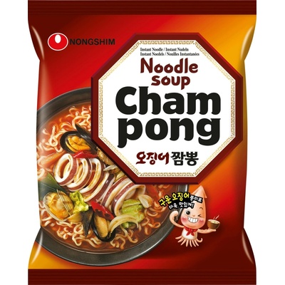Nongshim polévka Cham-pong Ramyun pro 2 osoby 124g