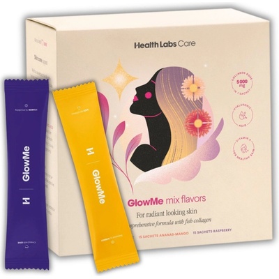 Health Labs Care GlowMe Kolagen 5000 mg ananas-mango malina 30 sáčků