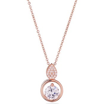 Image 1 of Swan Колие от розово злато с циркони END782N Swan