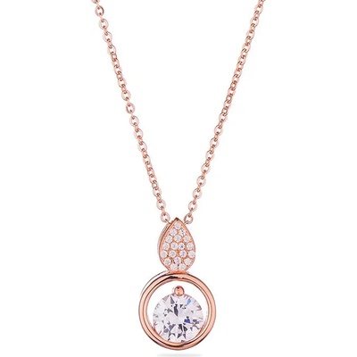 Swan Колие от розово злато с циркони END782N Swan