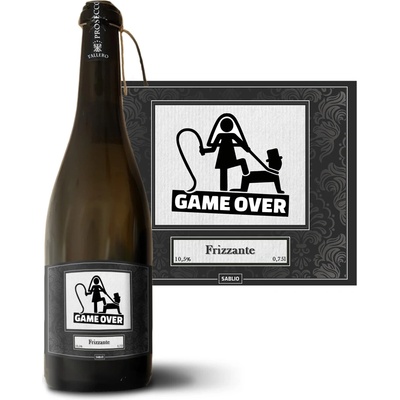 Sablio Game over Prosecco biele suché šumivé víno 10,5 % 0,75 l (holá fľaša)