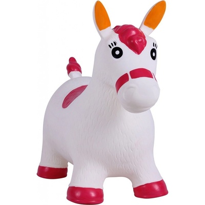 QHP skákající koník Jumpy bílý