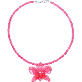 Image 1 of Dannyra Колие от Майорка перли и естествена орхидея Dannyra Jewels
