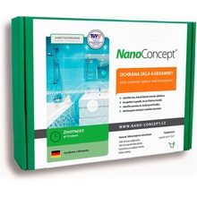 NanoConcept Set nano ochrana skla a keramiky proti usazování špíny a vodního kamene 100 ml