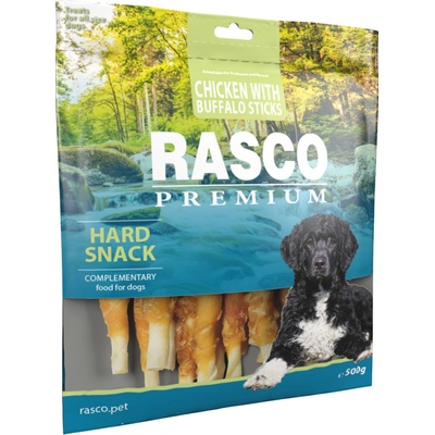 RASCO Pochúťka byvolia koža obalená kuracím tyčinky 500 g