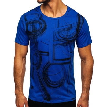 Bolf pánske tričko s potlačou KS2525T modré