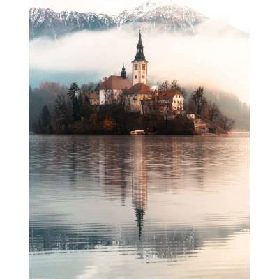 Ravensburger - Puzzle Church on Lake Bled - 1 500 piese