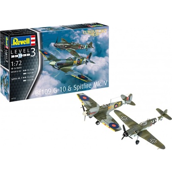Revell Plastikový model letadla 03710 Messerschmitt Bf Spitfire Mk.V 1:72