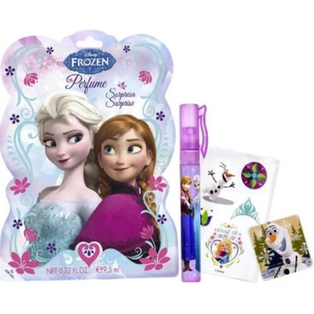 DISNEY Frozen Комплект за момичета: Тоалетна вода + стикери за тяло + картонен книгоразделител, 9.5 мл